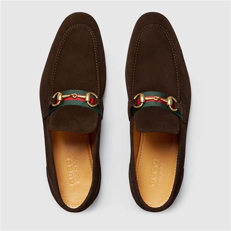 gucci horsebit suede loafer